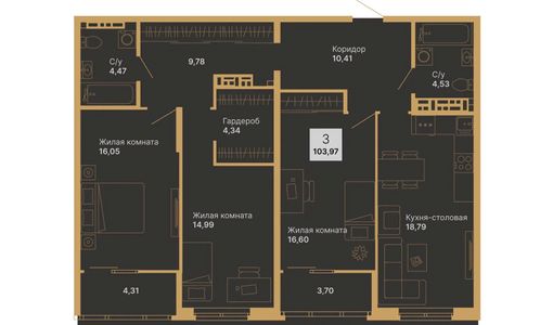 Новые большие квартиры в ЖК «Дуэт»!